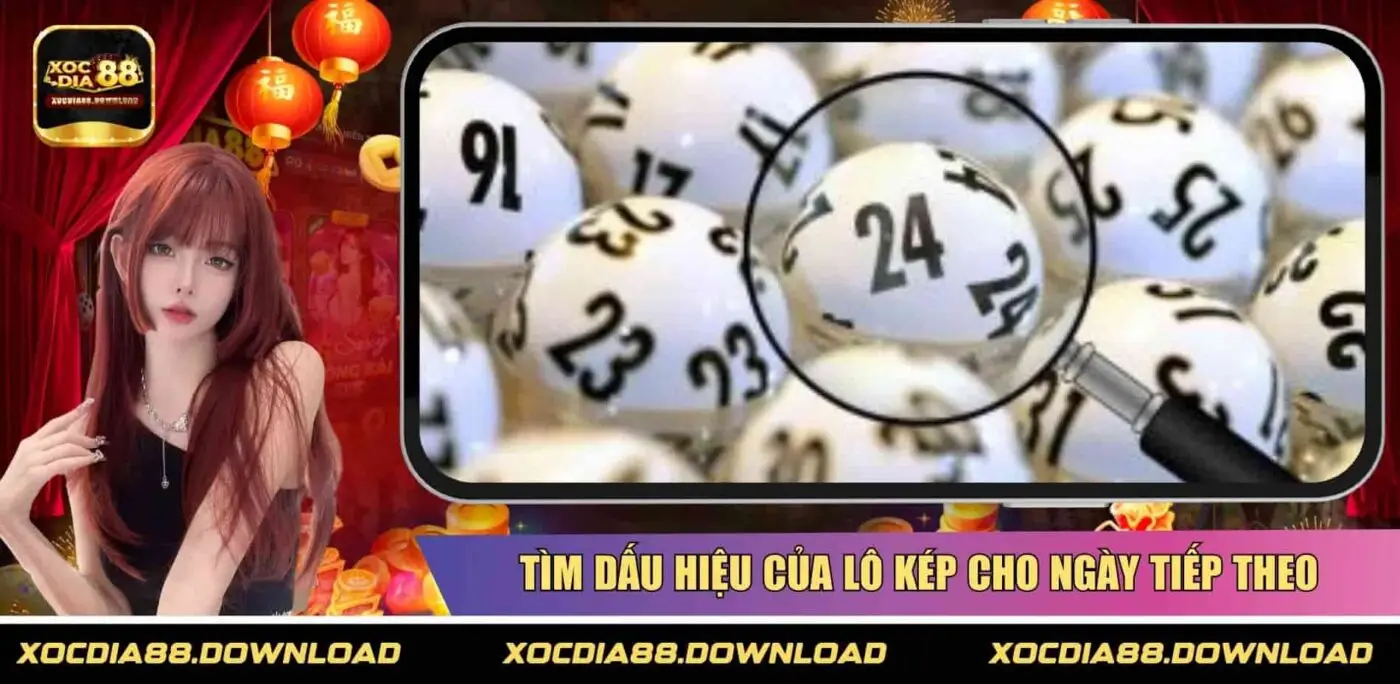 Tìm dấu hiệu của lô kép cho ngày tiếp theo