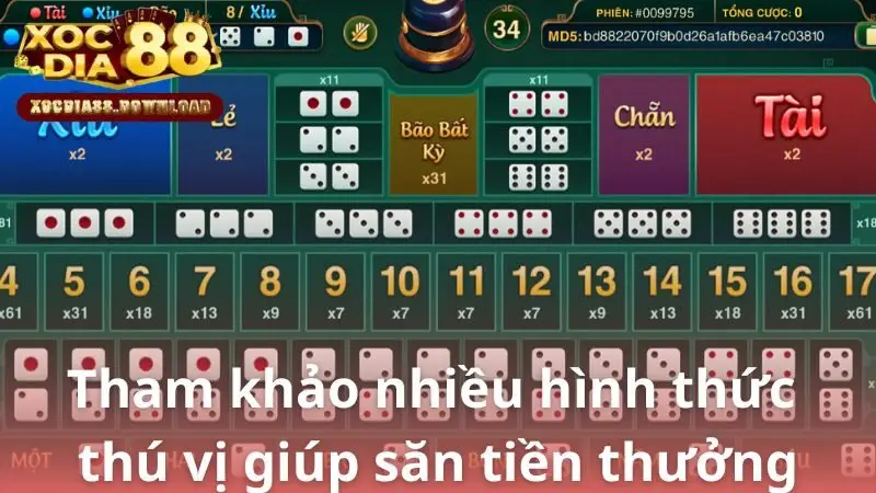 Tham khảo nhiều hình thức thú vị giúp săn tiền thưởng